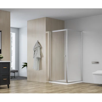 Atlantic Roan Douchewand En -deur 90x90x190cm Chroom - Afbeelding 5