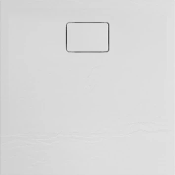 Allibert Terreno Douchebak 80x80cm Kwartz Wit