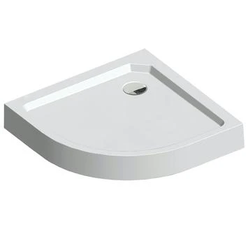 Sealskin Douchebak Fusion Kwartrond Opbouw 80x80x14 Cm Wit