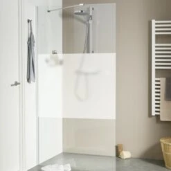 Sealskin Inloopdouche Style 118x195 Cm Met Gesatineerde Band