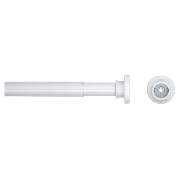 Sealskin Douchegordijnstang Seallux Verstelbaar Wit 125-220 Cm