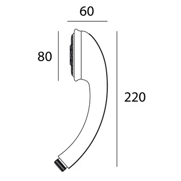 Tiger Handdouche Splash Verona Ø8 Cm 3 Standen - Afbeelding 7