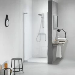 Sealskin Swingdeur Voor Nis Impact 90x195 Cm Chroom